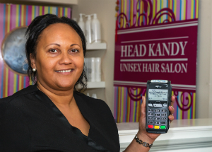 Head Kandy Hair Salon with Handepay Card Machine