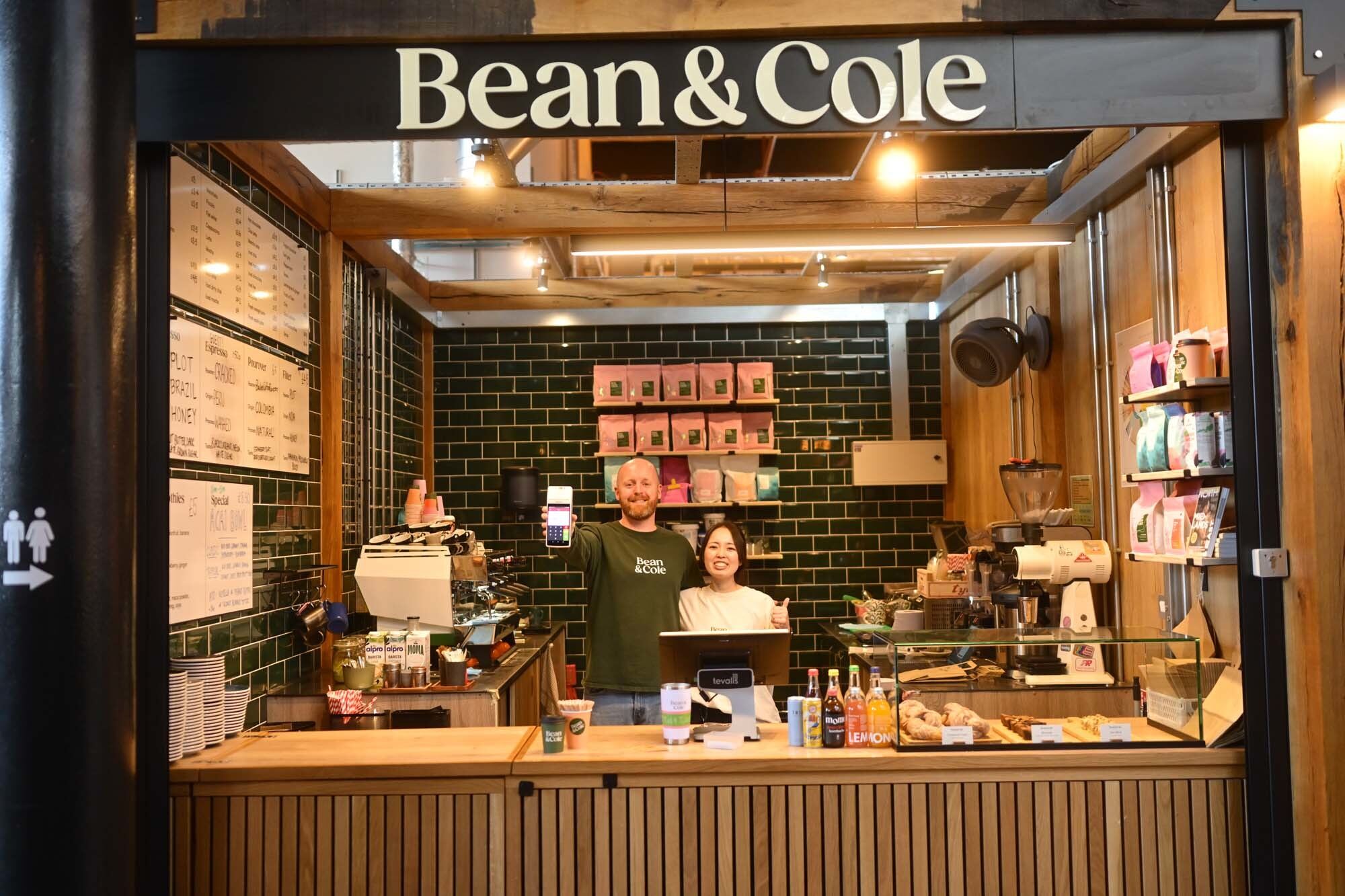 Handepay customer Bean & Cole