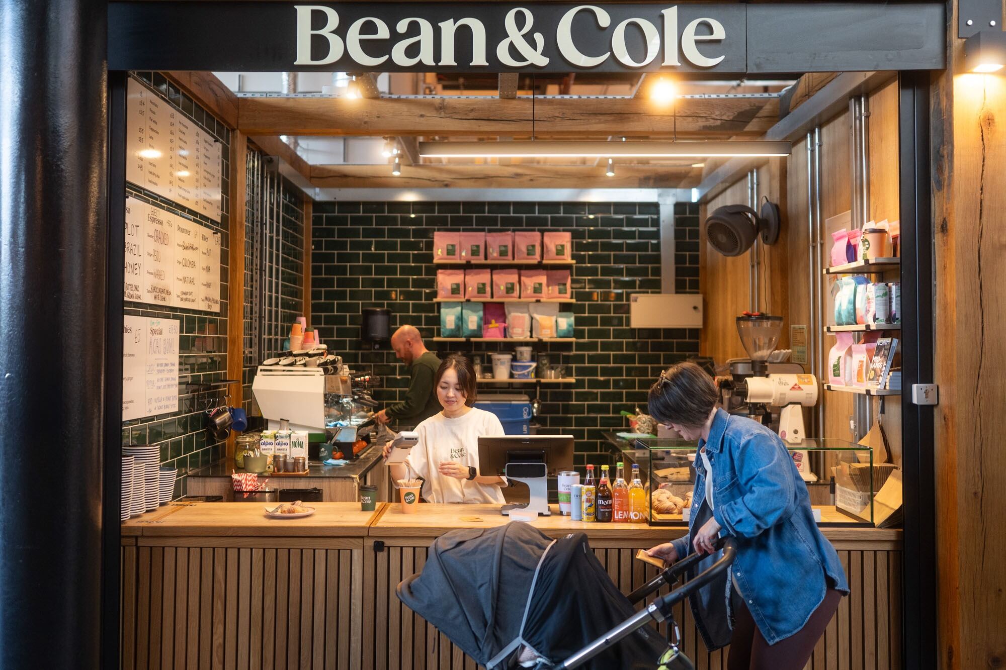 Handepay customer Bean & Cole