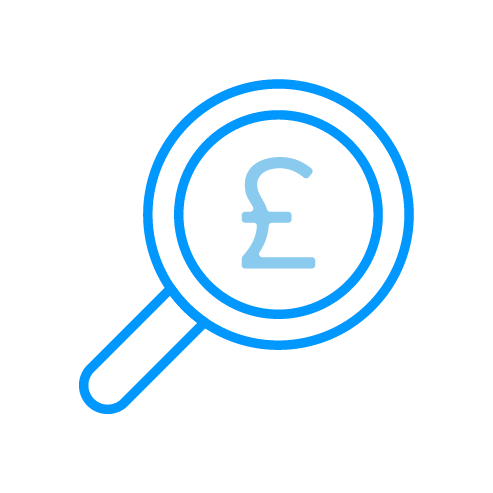 Hidden fees icon