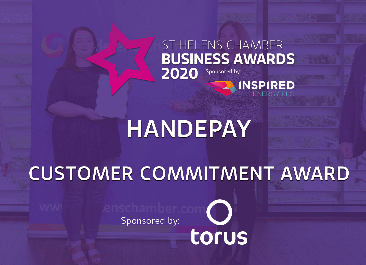 Handepay Customer Commitment Award 2020