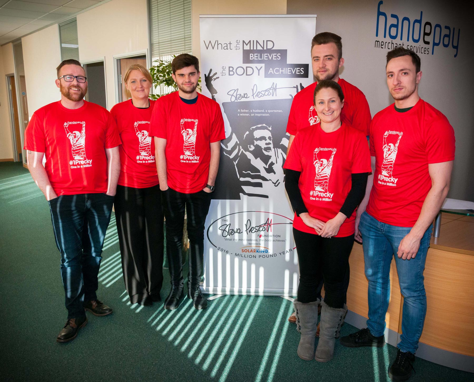 Handepay team hit 10K fundraising target
