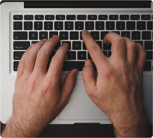 Using a laptop