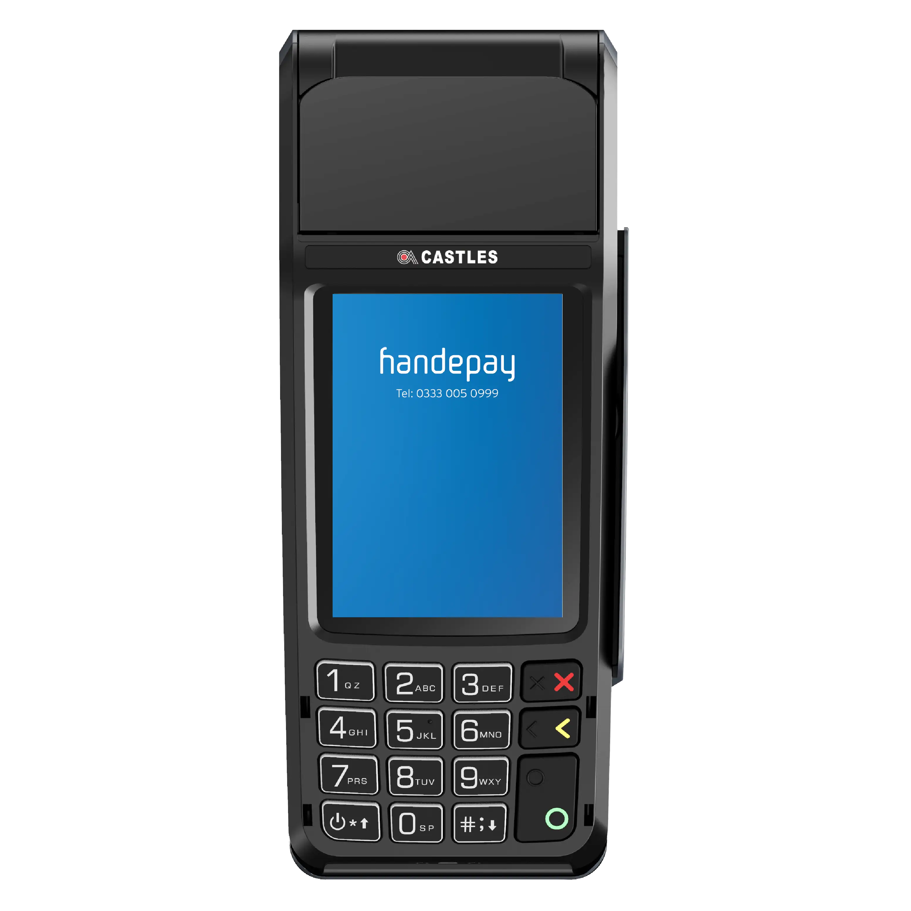 Handepay card machine