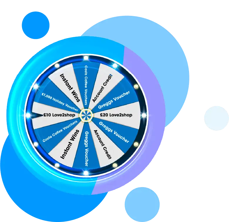 Handepay rewards wheel