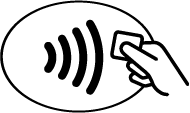Contactless payment icon