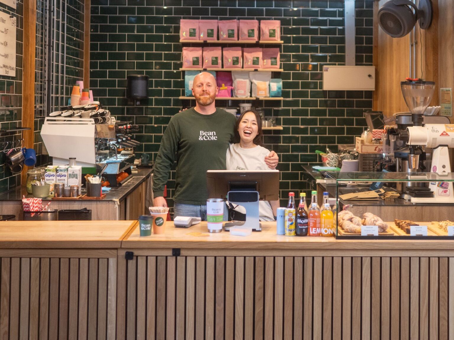 Handepay customer Bean & Cole