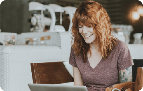 Person on laptop