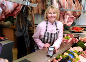 William Dyer Family Butchers using Handepay card machine