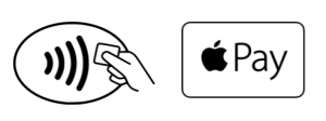 Contactless and Apple Pay icons