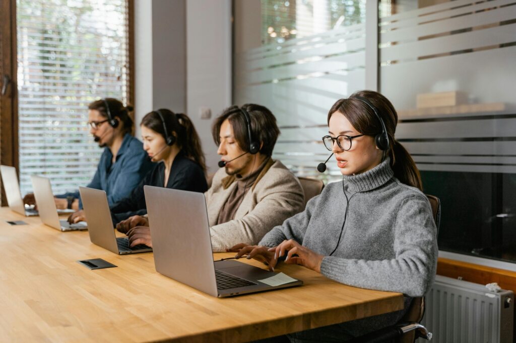 Customer support team