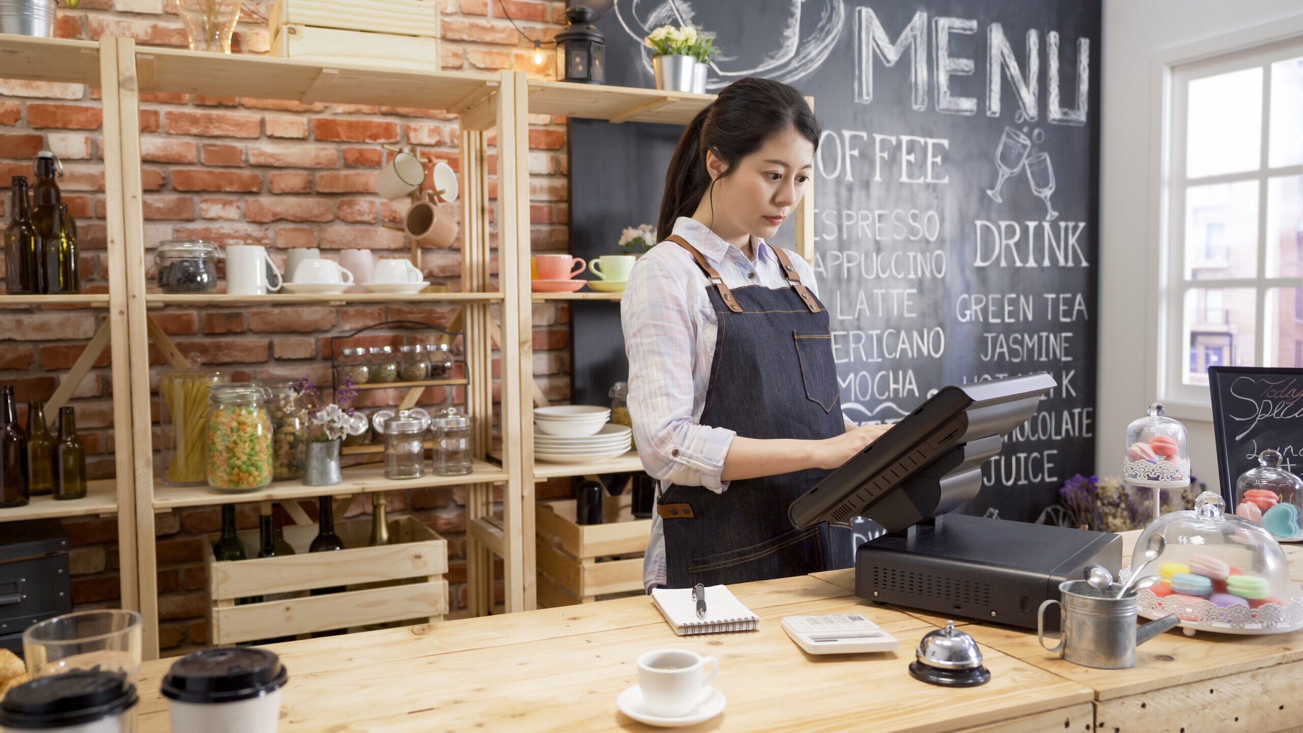 Cafe worker