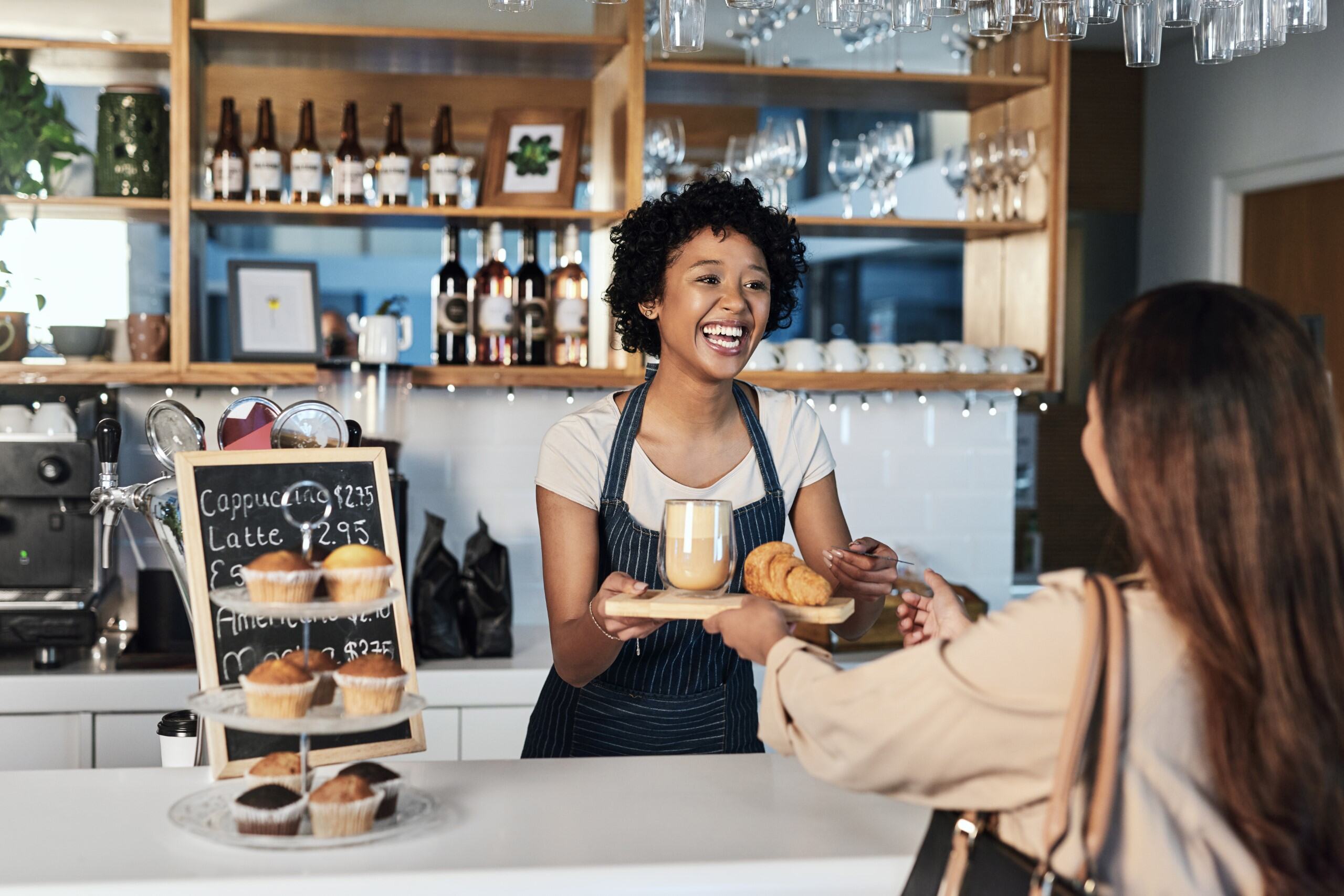 Cafe worker