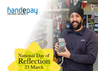 National Reflection Day showing Handepay Customer 